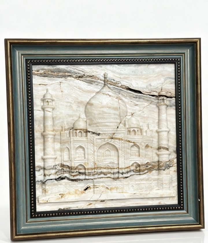 Framed Marble Art White natural stone wholesale product